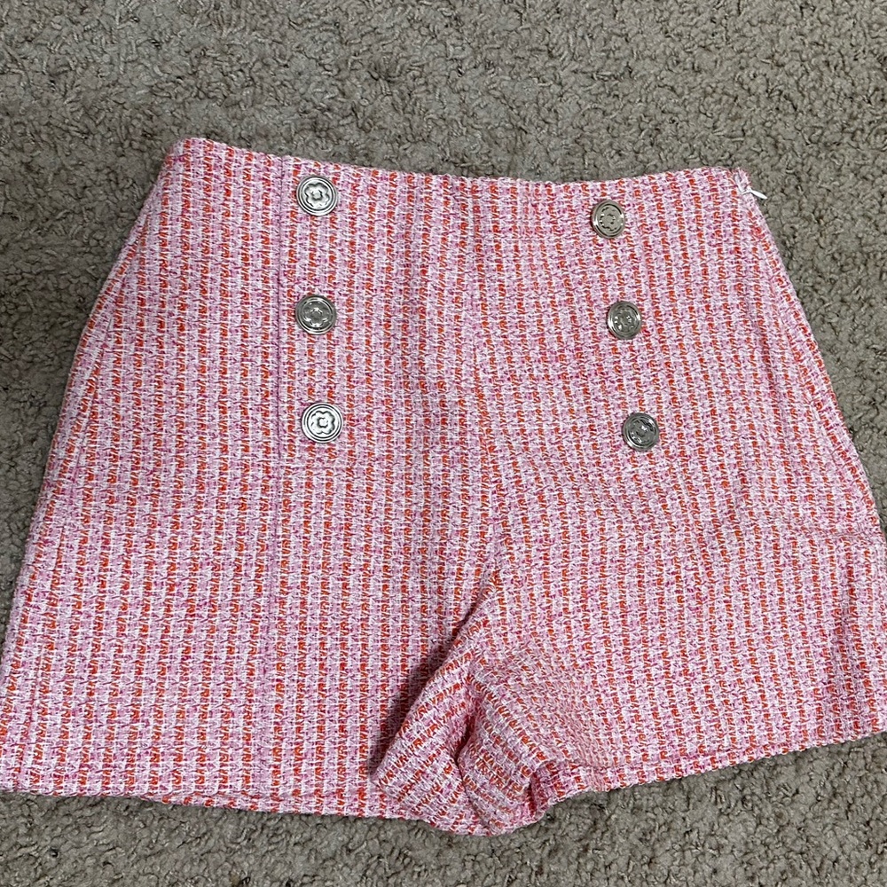 Maje Tweed Style High rise shorts - Picture 2 of 10